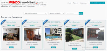 Publicar propiedades gratis avisos en MUNDO inmobiliario en Chile