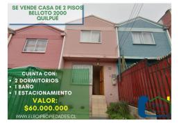 SE VENDE CASA DE 2 PISOS EN BELLOTO 2OOO