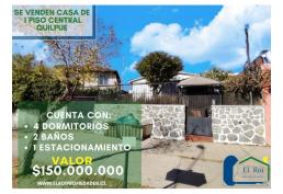 SE VENDE CASA EXCELENTE SECTOR | QUILPUÉ