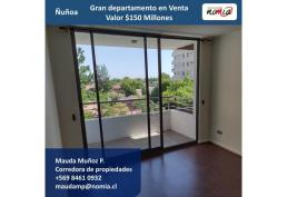 Departamento en venta comuna de Ñuñoa