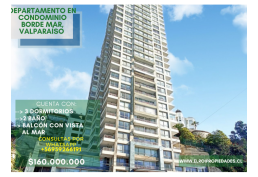 Departamento en condominio Borde Mar | Valparaíso