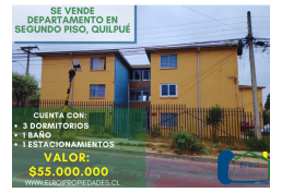 Departamento en recinto cerrado, segundo piso, Quilpué