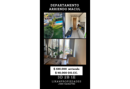 Departamento ARRIENDO Macul