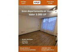 Venta Depto. Estilo Mariposa Santiago Centro