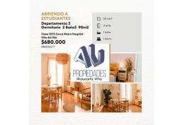 Arriendo marzo-dic 2025 depto 3d-2b Viña del Mar $680.000