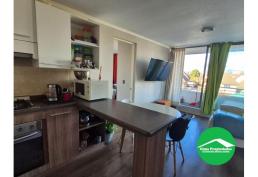 Departamento amplia terraza, 2 dormitorios, estacionamiento