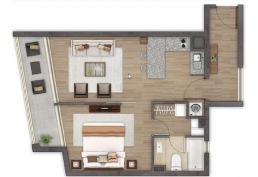 Venta Dpto 1D-1B, 49m2, Metro República, Los Héroes y Toesca