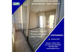 Vendo hermoso departamento en Quinta Normal