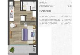 Venta Dpto 1D-1B-1Bo, 27 m2, Metro Ecuador