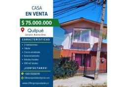 CASA DE DOS PISOS CON AMPLIO PATIO – , QUILPUÉ