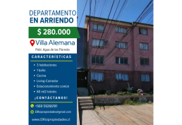 Departamento en segundo piso – Villa Alemana