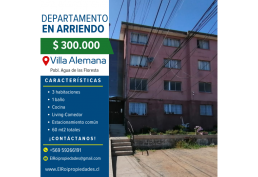 Departamento en segundo piso – Villa Alemana