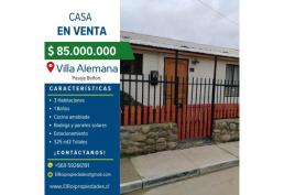 Amplia casa de un piso – Villa Alemana