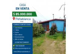CASA CON GRAN TERRENO – PEÑABLANCA
