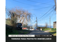 Terreno para inversión centro de Pto Montt