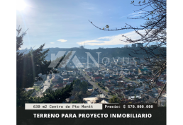 Terreno para inversión centro de Pto Montt