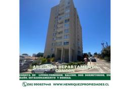 Se arrienda departamento en concon